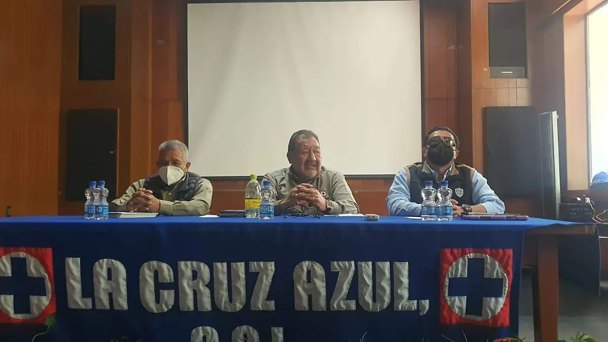 La cruz azul